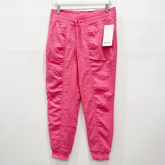 Lululemon Dance Studio Mid-Rise Jogger Lined Pink Size 10 New - Picture 1 of 7